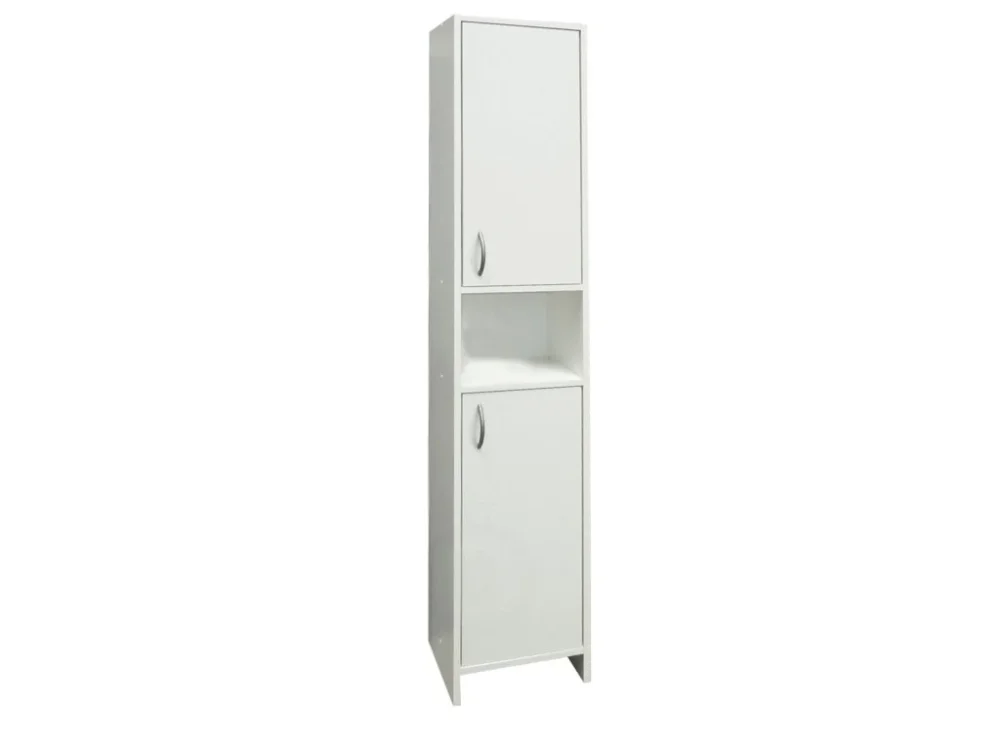 Omezená Nabídka Multi Koupelnová skříňka vysoká Multi Praxis 33,5x180,5x25,5 cm bílá INCA35LP