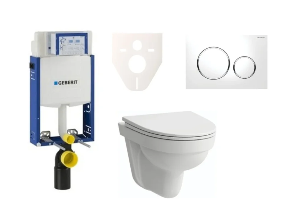 Přímo Od Výrobce Laufen Cenově zvýhodněný závěsný WC set Geberit k zazdění + WC Laufen Laufen Pro Nordic SIKOGE2H4