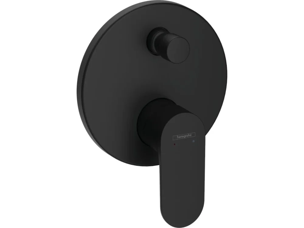 Hansgrohe Sprchová a vanová baterie Hansgrohe Rebris S bez podomítkového tělesa matná černá 72466670 Přímo Od Výrobce