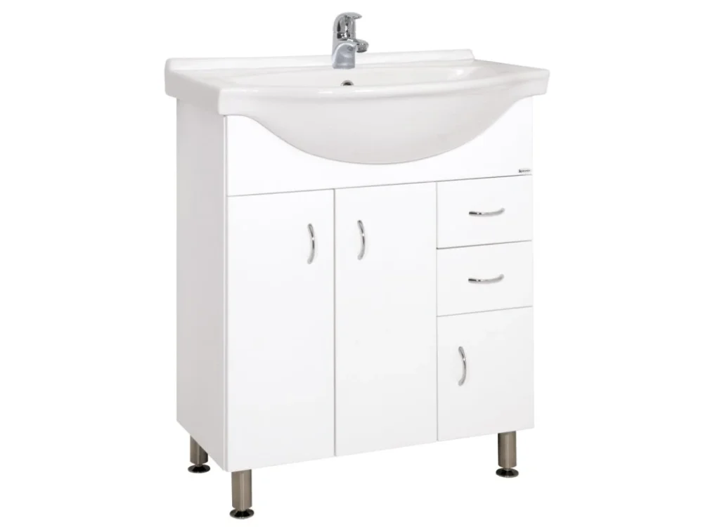 Keramia Koupelnová skříňka s umyvadlem Keramia Pro 70,5x50,5 cm bílá PRO70DV Akční Nabídka