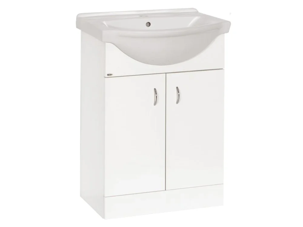 Výprodej Multi Koupelnová skříňka s umyvadlem Multi Pro 61x50 cm bílá PRO60SOKL