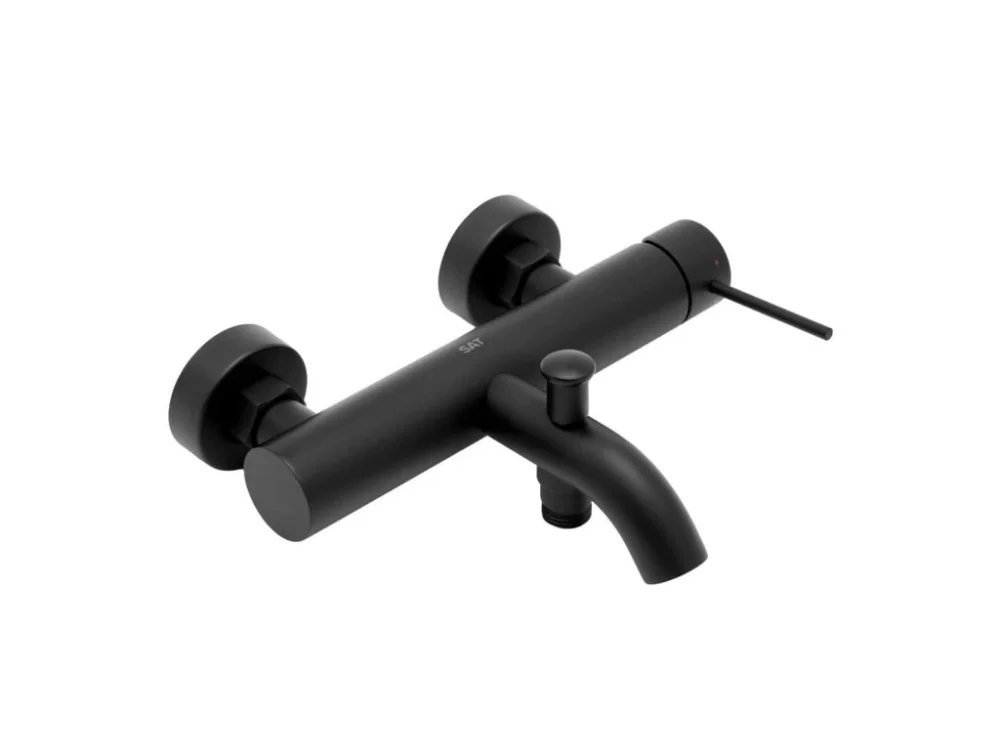 Výhodná Nabídka SAT Vanová baterie SAT Aurum bez sprchového setu 150 mm černá matná SATBAUR222C