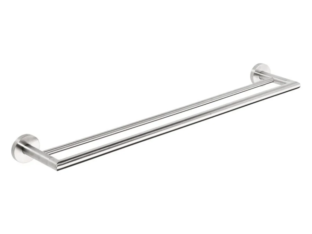 Pouze Dnes Sapho X-STEEL dvojitý držák ručníků 600mm, nerez mat XS403