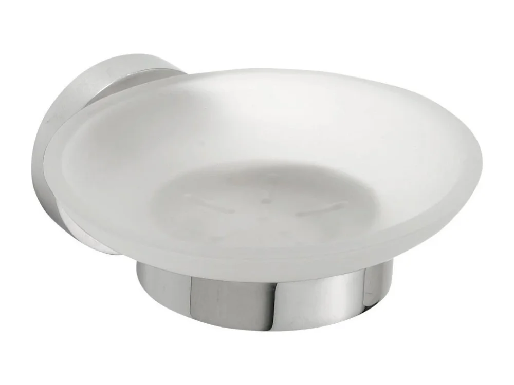 Sapho X-ROUND mýdlenka, mléčné sklo, chrom XR803 Akční Nabídka