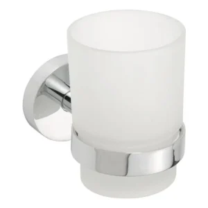 Akce Sapho X-ROUND sklenka, mléčné sklo, chrom XR903