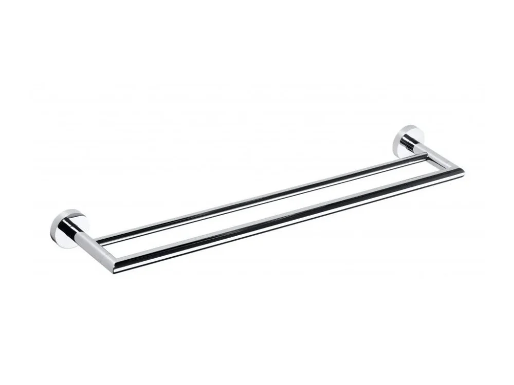 Sapho X-ROUND dvojitý držák ručníků 600mm, chrom XR401 Cenový Hit