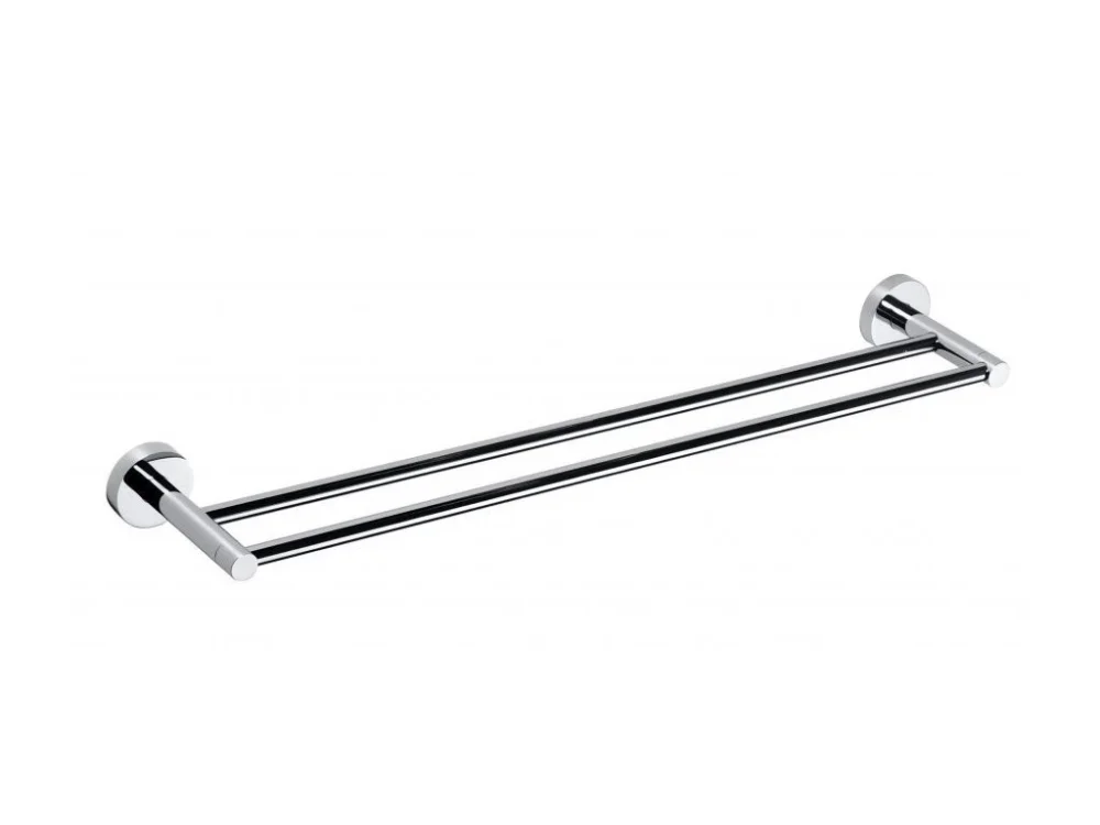 Akční Nabídka Sapho X-ROUND E dvojitý držák ručníků 600mm, chrom XR423