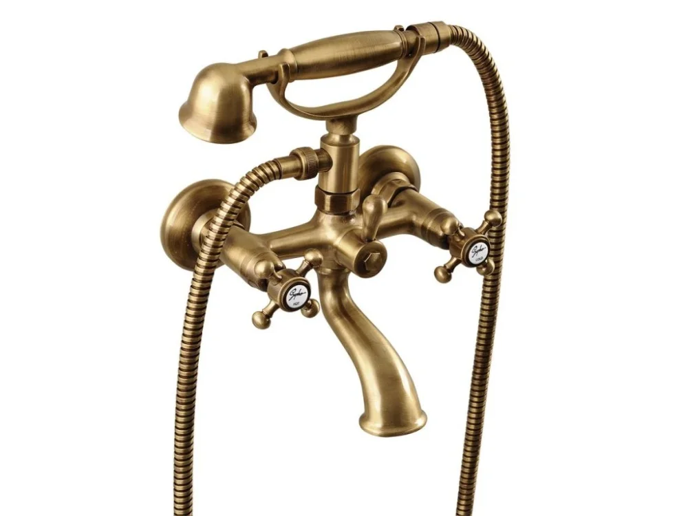 Sapho ANTEA nástěnná vanová baterie kompletní, bronz 3016 Expresní Doručení