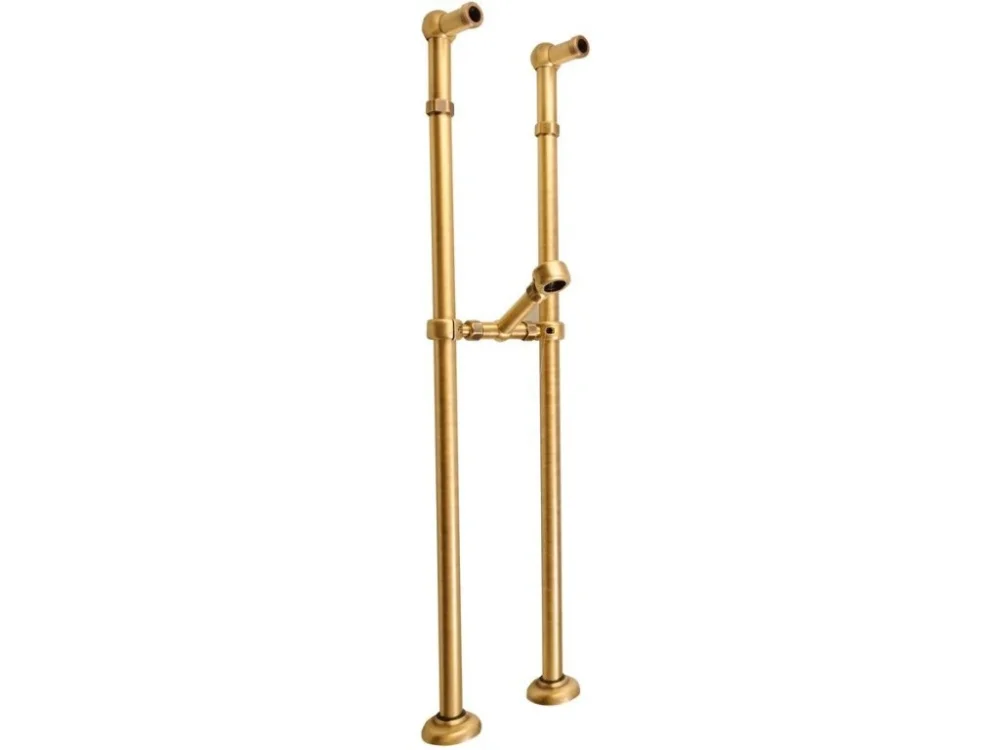 Expresní Doručení Sapho ANTEA připojení pro instalaci vanové baterie do podlahy (pár), bronz 9846