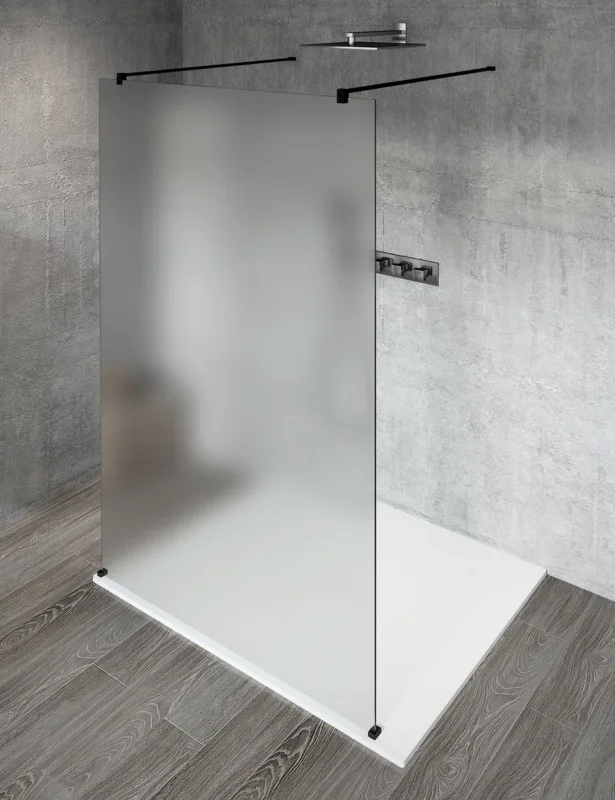 Gelco Vario Black Jednodílná Sprchová Zástěna Do Prostoru, Matné Sklo, 1300 Mm Koupit Online