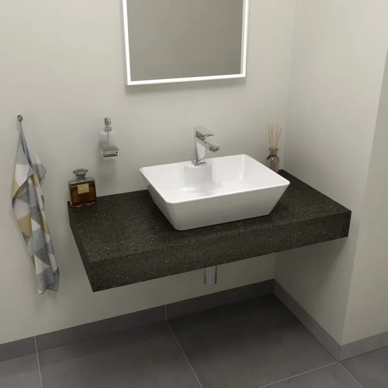Sapho Tailor Rockstone Deska 110x50 Cm, Provedení Límce L Hit Sezóny