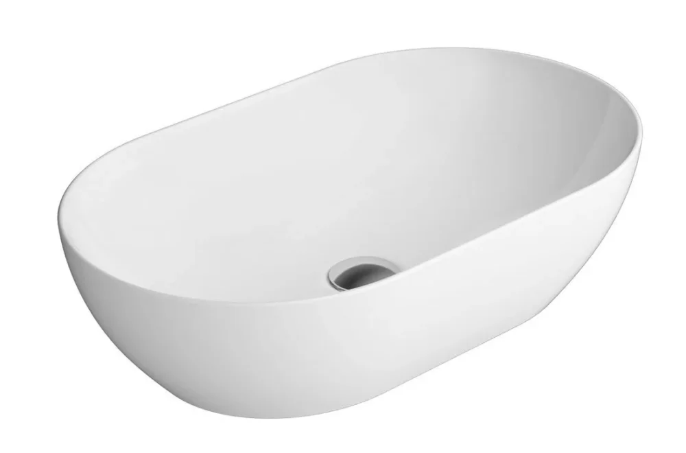 Sleva Gsi Pura Keramické Umyvadlo Na Desku 60x37cm, Bílá Extraglaze