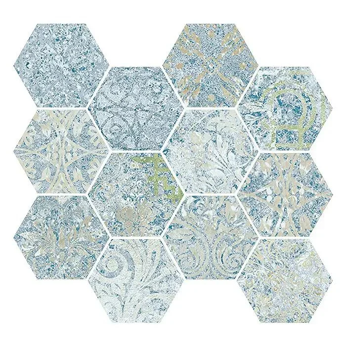 Retro mozaika Aparici Bohemian Blue Hex 28x30 Nat. Rett. - modrá Objednat Nyní