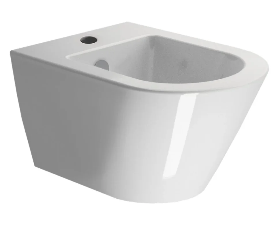 Gsi Kube X Bidet Závěsný 36x50cm, Bílá Extraglaze Výhodná Nabídka