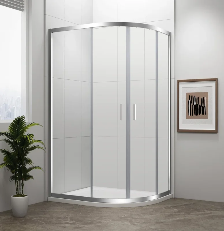 Vysoce Kvalitní Polysan Easy čtvrtkruhová Sprchová Zástěna 900x800mm, L/r, čiré Sklo