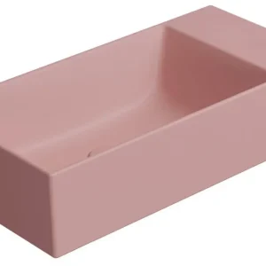 Akční Cena Gsi Kube X Keramické Umývátko 50x25cm, Bez Otvoru, Pravé/levé, Blush Mat