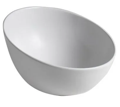 Originální Sapho Dome Obliquo Keramické Umyvadlo Na Desku Vysoké, ø 44,5cm, Bílá