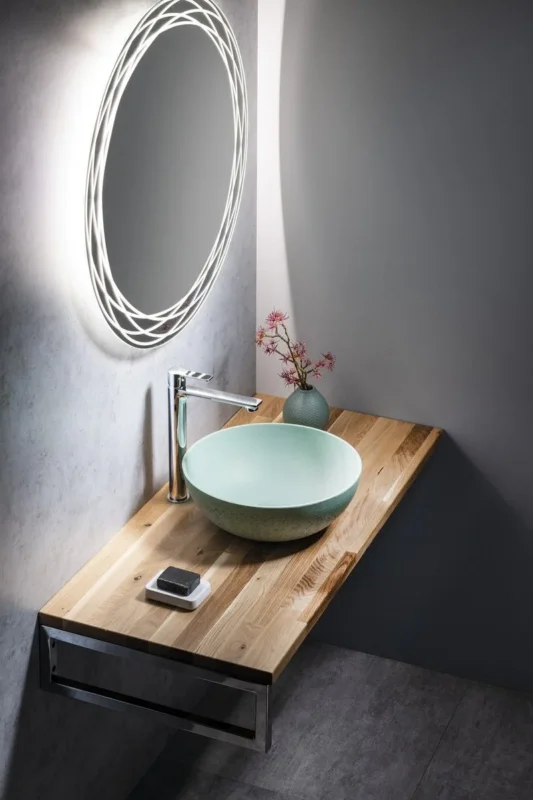 Sapho Woody Deska 1100x28x500mm, Masiv Přírodní Dub Horká Nabídka