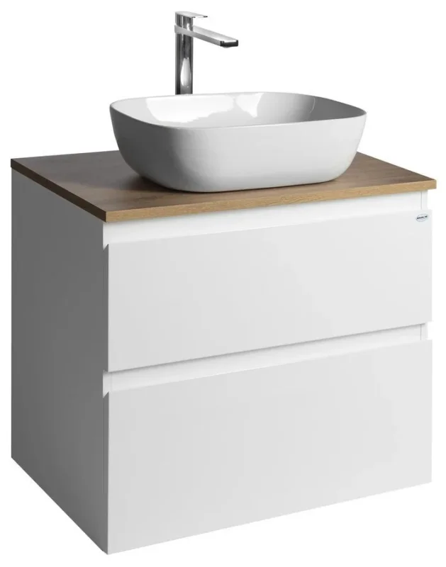 Horká Nabídka Aqualine Altair Skříňka S Deskou 68 Cm, Bílá/dub Emporio