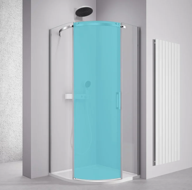 Oblíbený Polysan Thron Komponent čtvrtkruhová Sprchová Zástěna 900x900mm, čiré Sklo, Levá