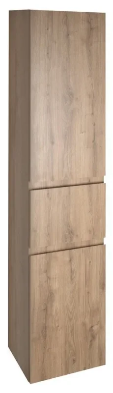 Poslední Šance Aqualine Altair Vysoká Skříňka S Košem 40x184x31cm, Levá, Dub Emporio