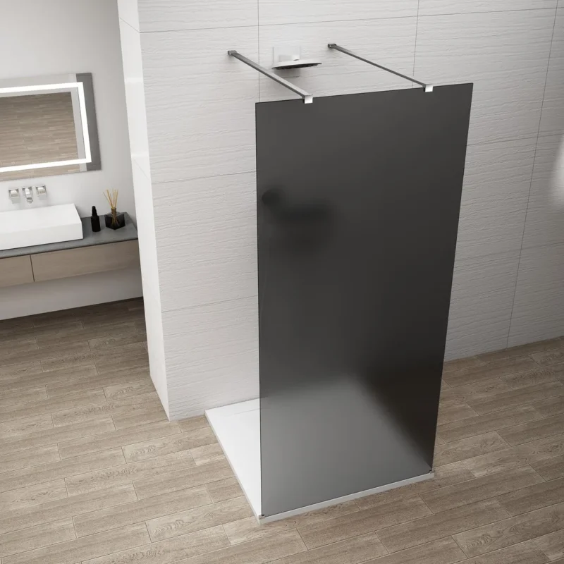Pouze Dnes Polysan Esca Chrome Jednodílná Sprchová Zástěna Do Prostoru, Kouřové Matné Sklo, 1100 Mm