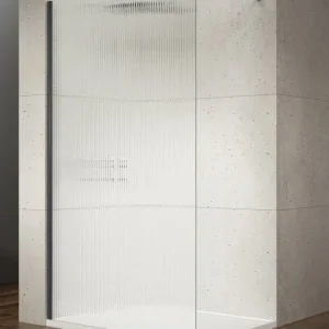 Značkový Gelco Vario Black Jednodílná Sprchová Zástěna K Instalaci Ke Stěně, Sklo Nordic, 1400 Mm