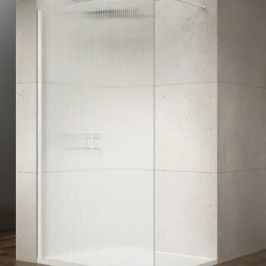 Značkový Gelco Vario White Jednodílná Sprchová Zástěna K Instalaci Ke Stěně, Sklo Nordic, 1100 Mm