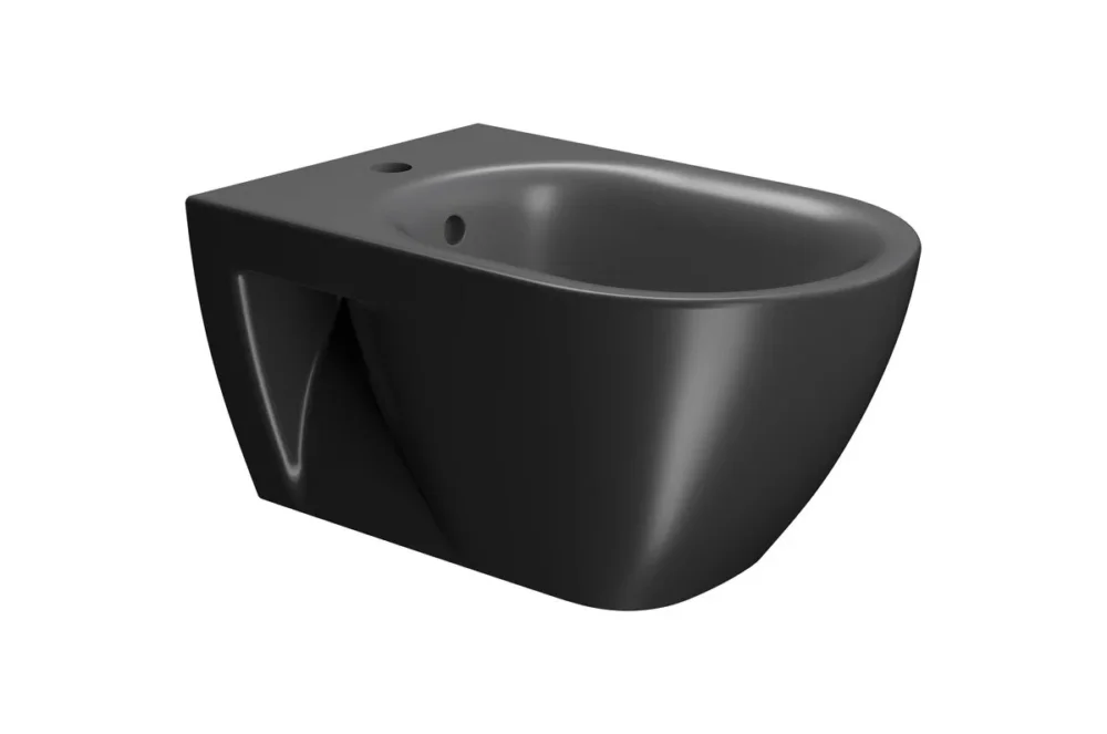 Vysoce Kvalitní Gsi Pura Eco Bidet Závěsný, 36x55cm, černá Mat