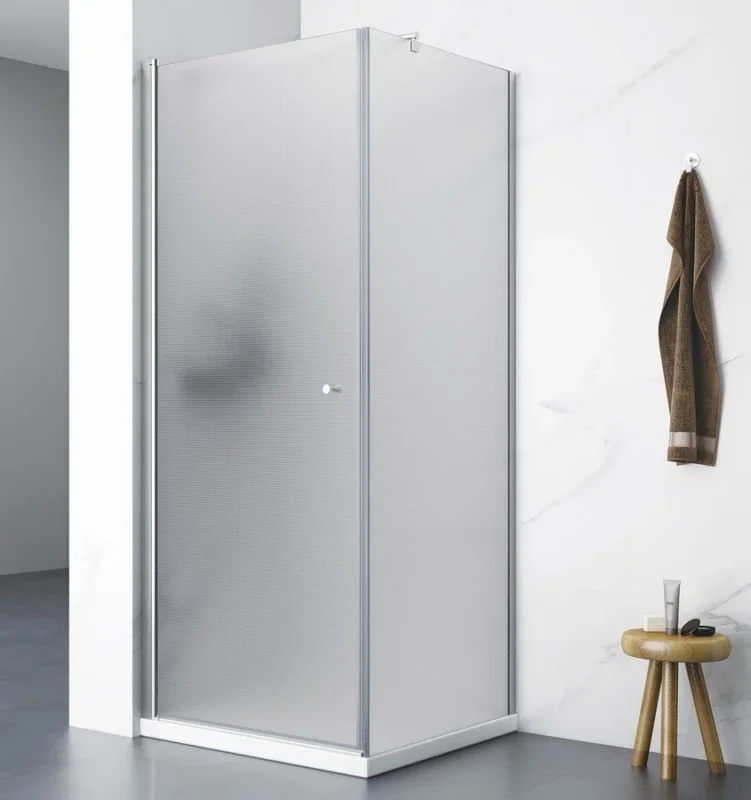 Aqualine Pilot čtvercový Sprchový Kout 800x800 Mm, Sklo Brick Přímo Od Výrobce