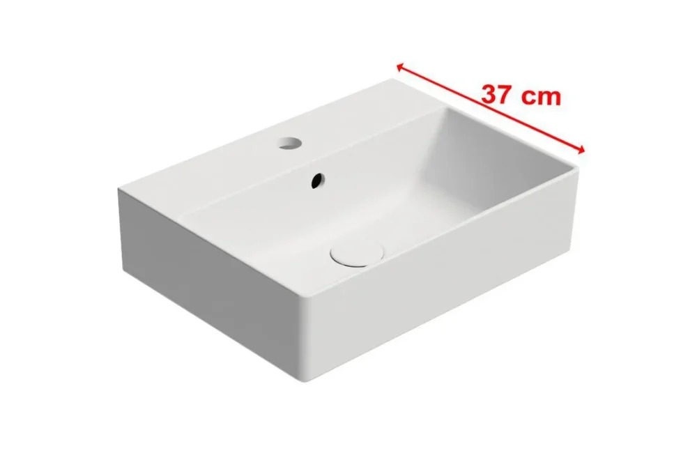 Bezpečná Platba Gsi Kube X Keramické Umyvadlo 50x37cm, Bílá Mat