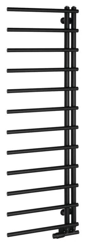Sapho Justina Otopné Těleso 500x1510 Mm, černá Mat Vysoce Kvalitní