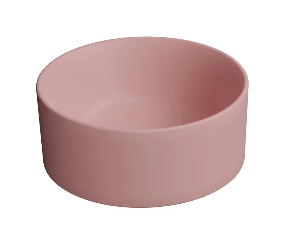 Akční Nabídka Gsi Kube X Keramické Umývátko Na Desku, Průměr 32cm, Blush Mat