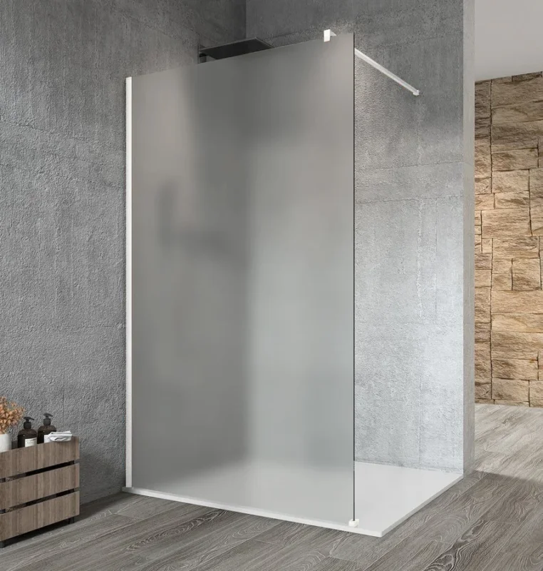 Gelco Vario White Jednodílná Sprchová Zástěna K Instalaci Ke Stěně, Matné Sklo, 1300 Mm Oblíbený