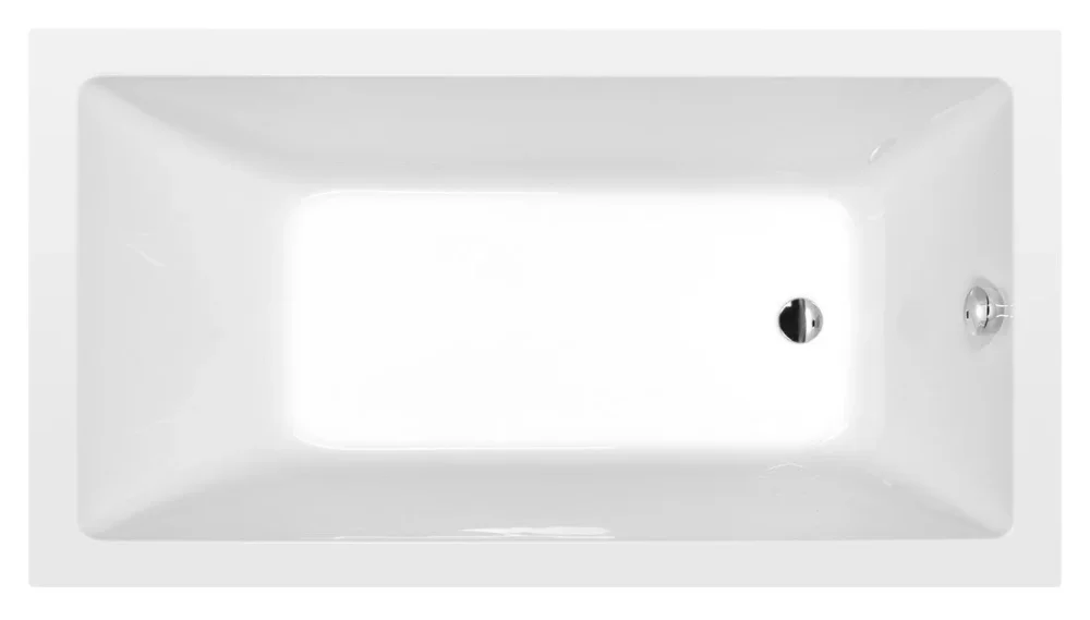 Polysan Noemi Obdélníková Vana 160x80x39cm, Bílá Vrácení Zdarma