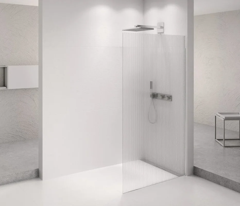 Polysan Architex Chrom Sprchová Zástěna 662mm, Sklo Flute Top Prodej