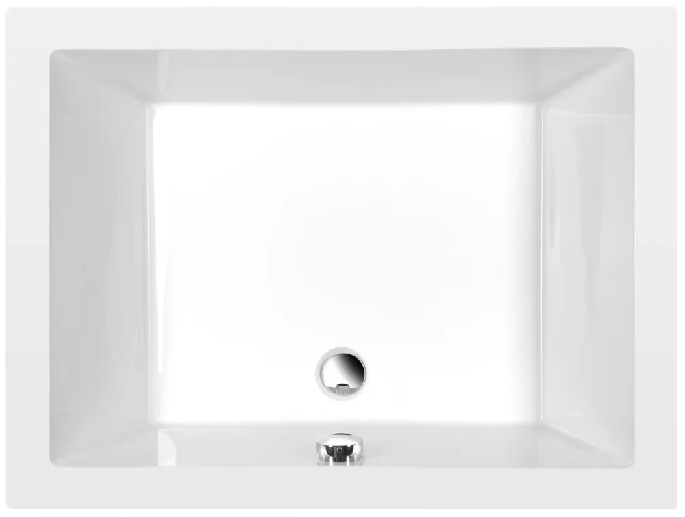 Vrácení Zdarma Polysan Deep Hluboká Sprchová Vanička S Konstrukcí, Obdélník 100x75x26cm, Bílá