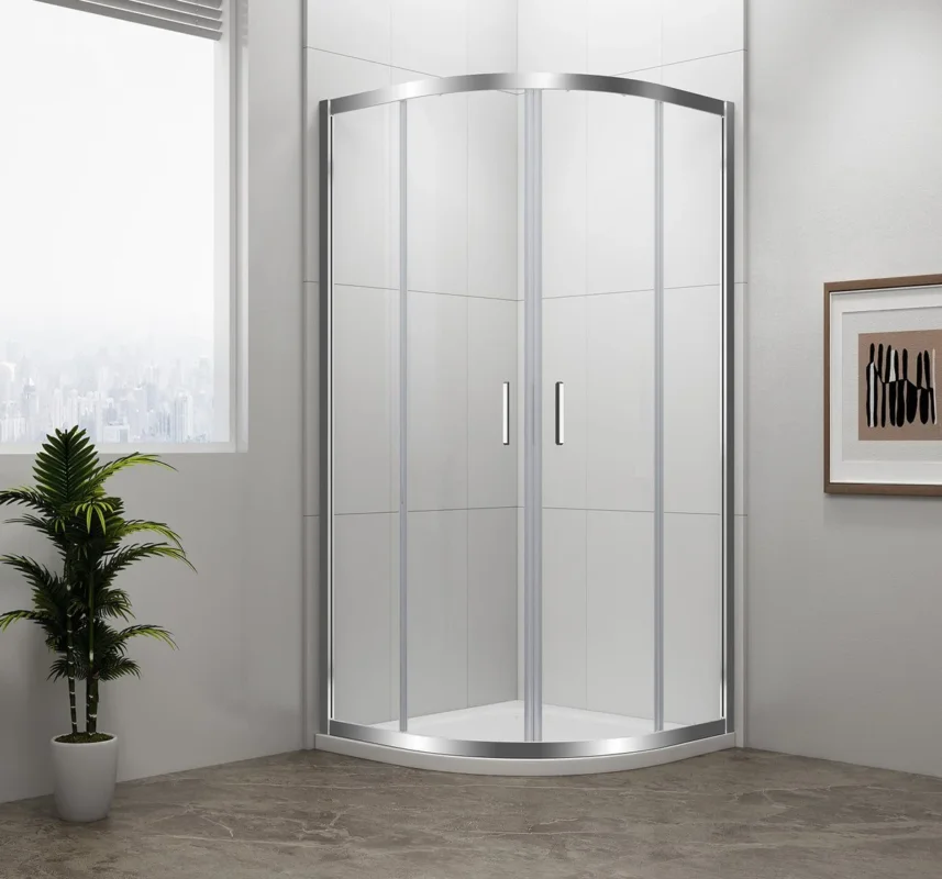 Polysan Easy čtvrtkruhová Sprchová Zástěna 800x800mm, L/r, čiré Sklo Cenově Výhodný