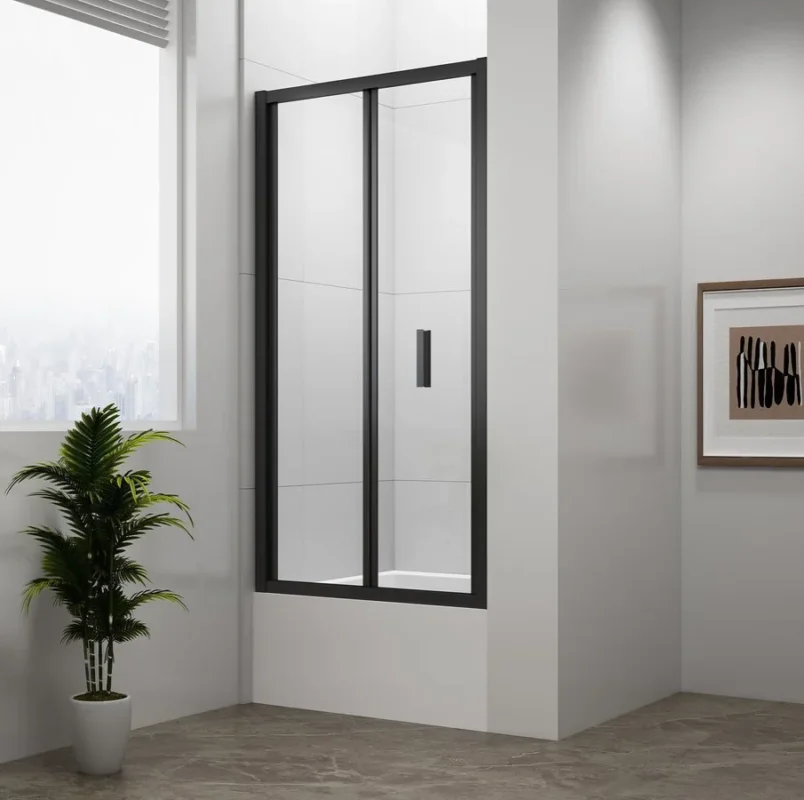Kup Teď Polysan Deep Black Sprchové Dveře Skládací 1000x1650mm, čiré Sklo