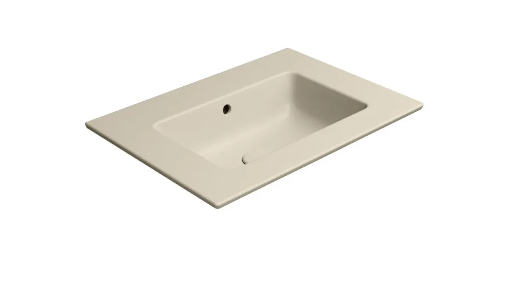Nejlepší Cena Gsi Pura Keramické Umyvadlo Slim 62x46cm, Bez Otvoru, Creta Mat