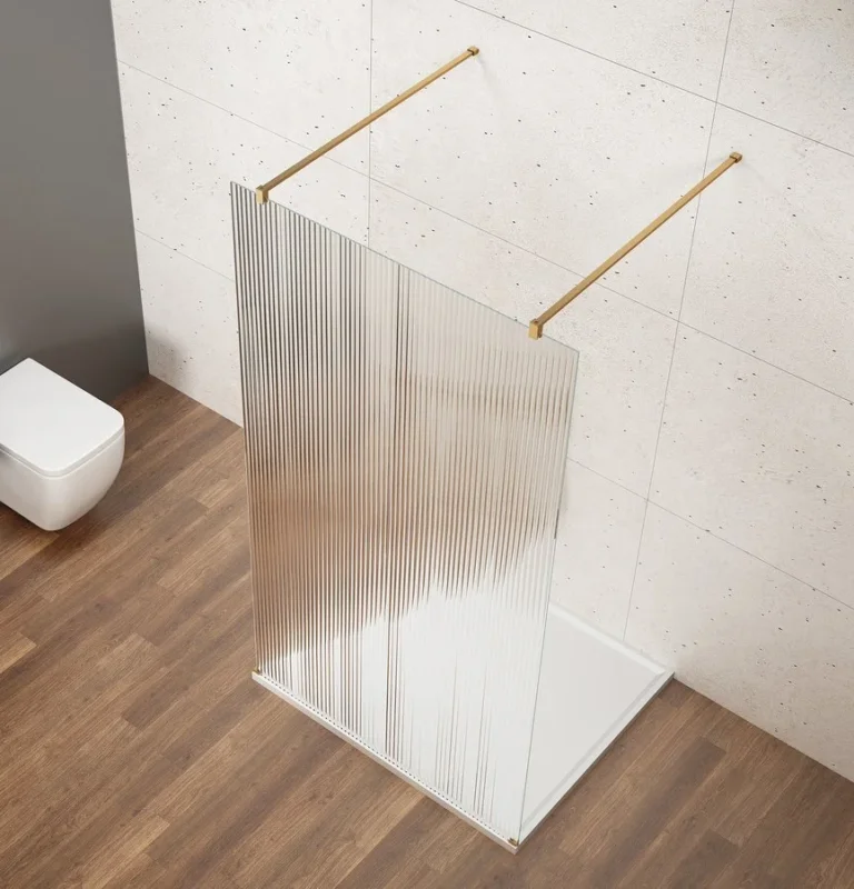 Gelco Vario Gold Matt Jednodílná Sprchová Zástěna Do Prostoru, Sklo Nordic, 1000 Mm Jen Po Omezenou Doba