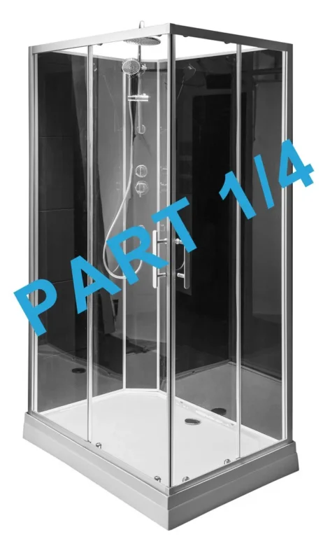 Aqualine Granvik Sprchový Box 800x1200x2180mm část 1/4 Sprchová Vanička, Bílá Objednat Nyní