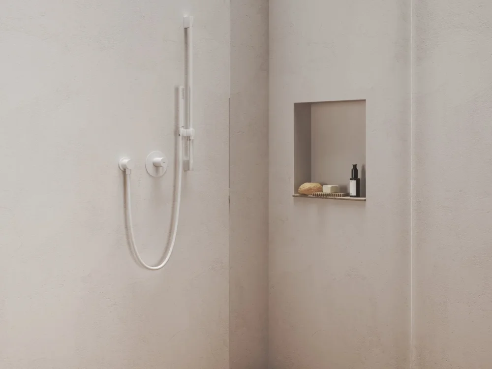 Podomítková baterie Espirit, bez přepínače - ES 062.10WV.O1 Podomítková baterie 1-cestná s tělesem, White Velvet X070248 Vrácení Zdarma