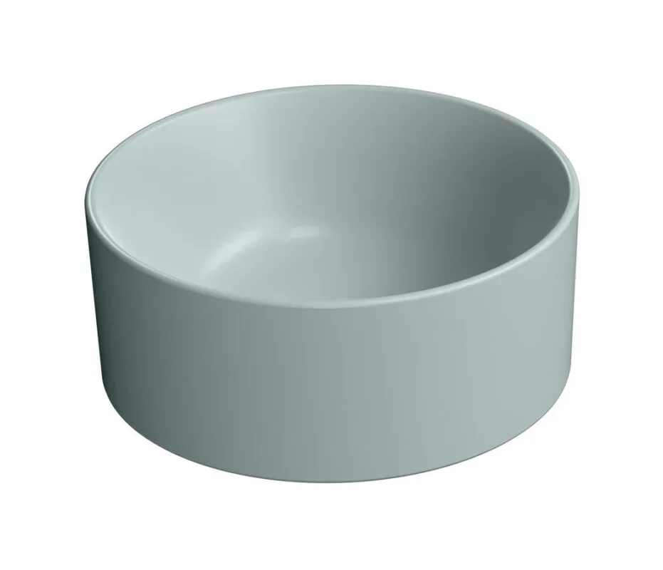 Aktuální Gsi Kube X Keramické Umývátko Na Desku, Průměr 32cm, Ghiaccio Mat