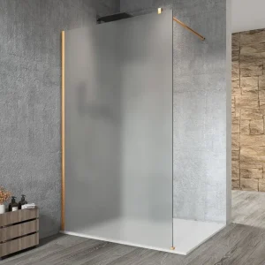 Zlevněný Gelco Vario Gold Matt Jednodílná Sprchová Zástěna K Instalaci Ke Stěně, Matné Sklo, 1200 Mm