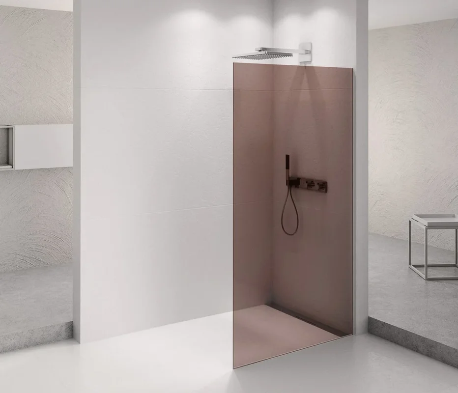 Polysan Architex Chrom Sprchová Zástěna 862mm, Sklo Marron Poslední Šance