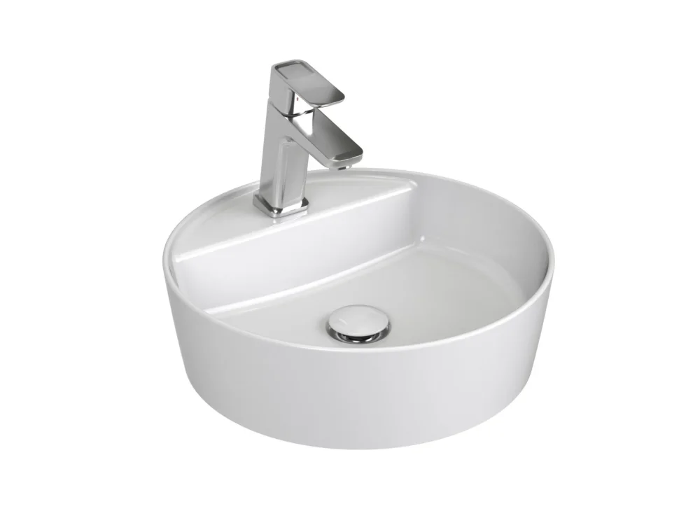 Umyvadlo Uni Slim 40 F - Umyvadlo Uni Slim F 40, s otvorem pro baterii, bez přepadu, bílá X01717 Bezpečná Platba