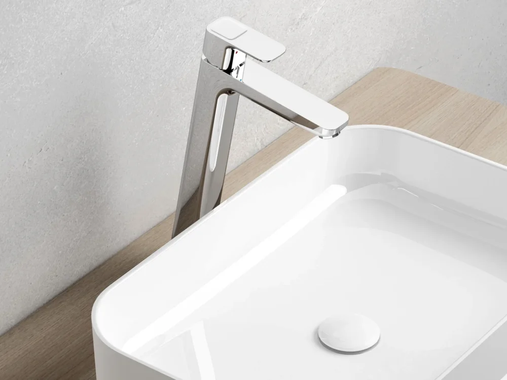 Akční Nabídka Umyvadlová stojánková baterie 10° TD 015.00 - TD 015.00CR Umyvadlová stojánková baterie 330 mm bez výpusti, chrom X070091