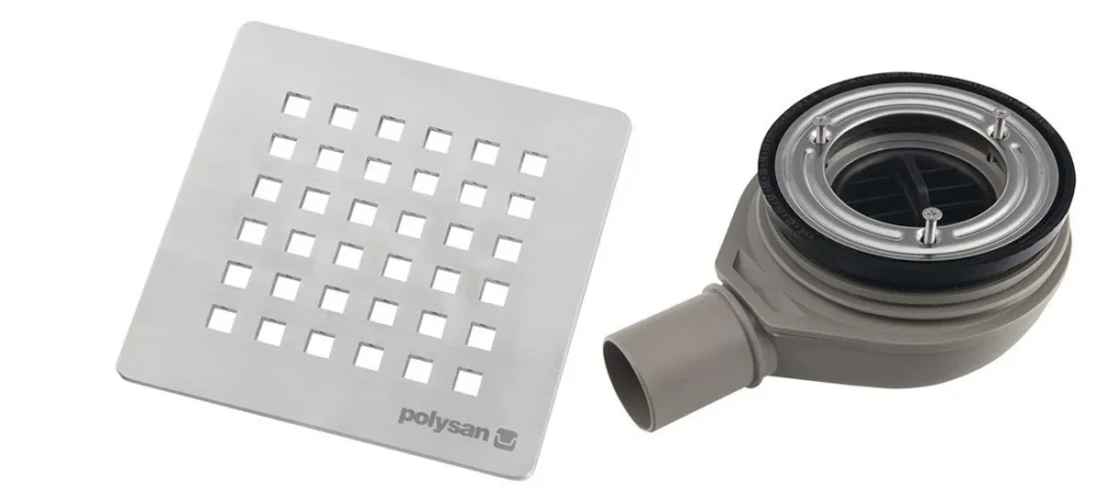 Cenově Výhodný Polysan Flexia Vaničkový Sifon, Průměr 90mm, Dn40, Krytka Nerez Mat