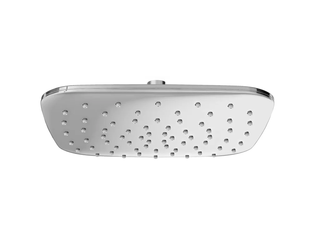 Ověřený Hlavová sprcha ABS čtvercová - 983.00CR Hlavová sprcha, 250x250 mm, chrom X07P574